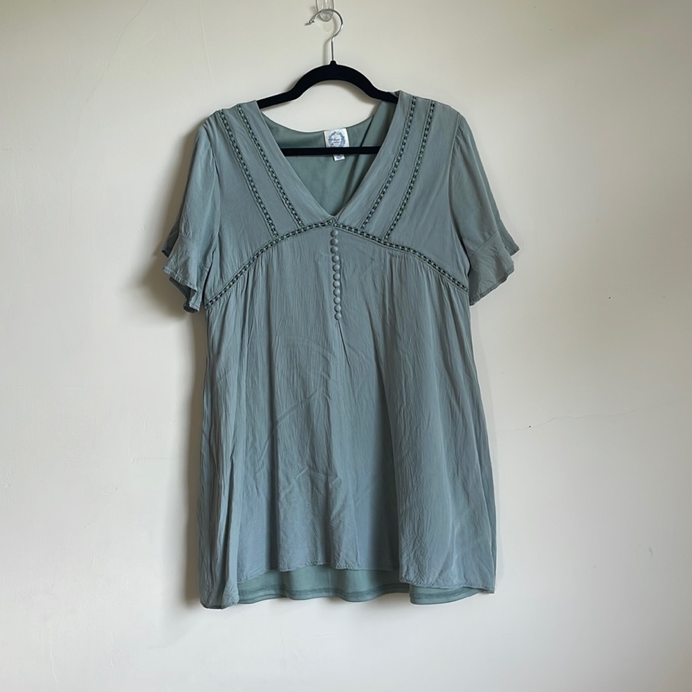 Light Green Francesca’s babydoll Dress